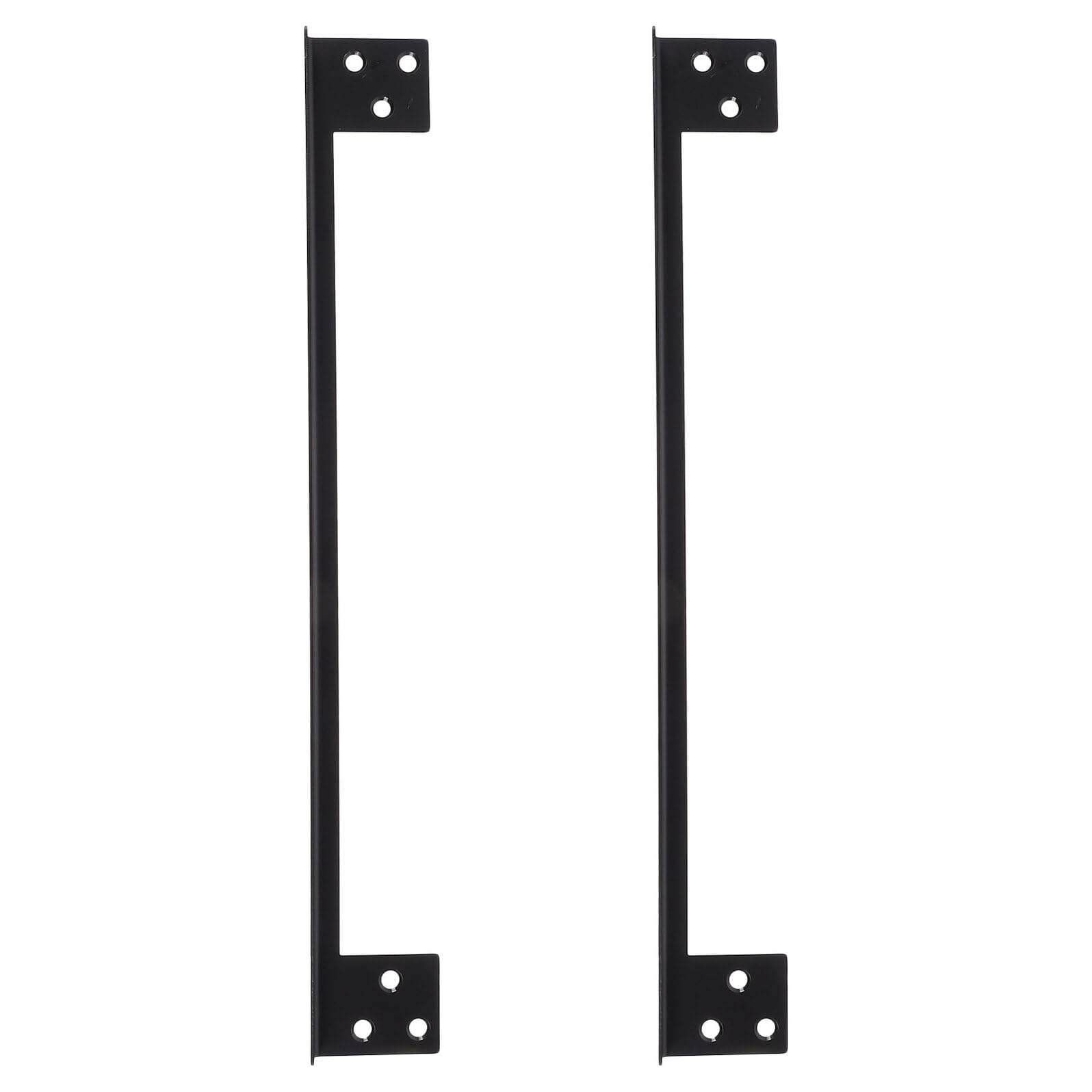 Protection loquet de porte anti-rayure avec ce lot métallique noir