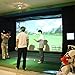JTYMZYY Golf Ball Simulator Screen, Impact Screen Display Projector Screen for Golf Training Projection Screen, Skills Percussion Practice/Play Game Entertainment Tools for Golf Practice