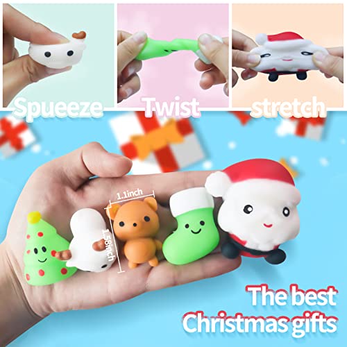 Manaror Advent Calendar 2026 Christmas Countdown 24 Days Luminous Adorable Squishies Non-Toxic Relief Stress Different Surprise Kawaii Toys for Girls Boys Kids Adults — view 4