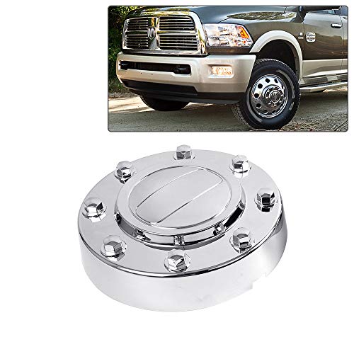 Pit66 Wheel Center Caps, Compatible With 11-16 Dodge Ram 3500 1-Ton Dually Alcoa Alloy Hub Caps 1Pcs Chrome #TOP11