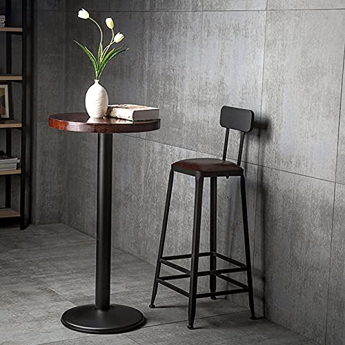 Tabourets de bar rembourrés en PU 75cm avec assemblage simple et rapide