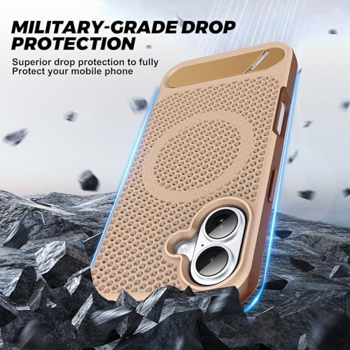 ZHOGTNEG for Magnetic Heat Dissipation case for iPhone 16-Brown by ZHOGTNEG - Used condition - Image 5