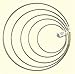 Pepperell Macrame Rings 14", 12", 10", 8", 6" Rings Bundle of 5 Brass Plated Rings (5)
