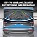 Back Up Camera for Cars with 8 Light,SD Night Vision License Plate Backup Camera with 170° Wide Angle,Universal Rear View Camera for Cars Includes Mounting Accessories