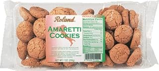 Roland Foods Amaretti Cookies from Italy, 7-Ounce Bags (Pack of 20)