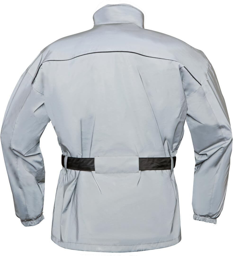 Modeka Rain Silver Giacca antipioggia, argento, XL