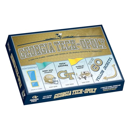 Late for The Sky Georgia Tech-Opoly juego de mesa miniatura 1