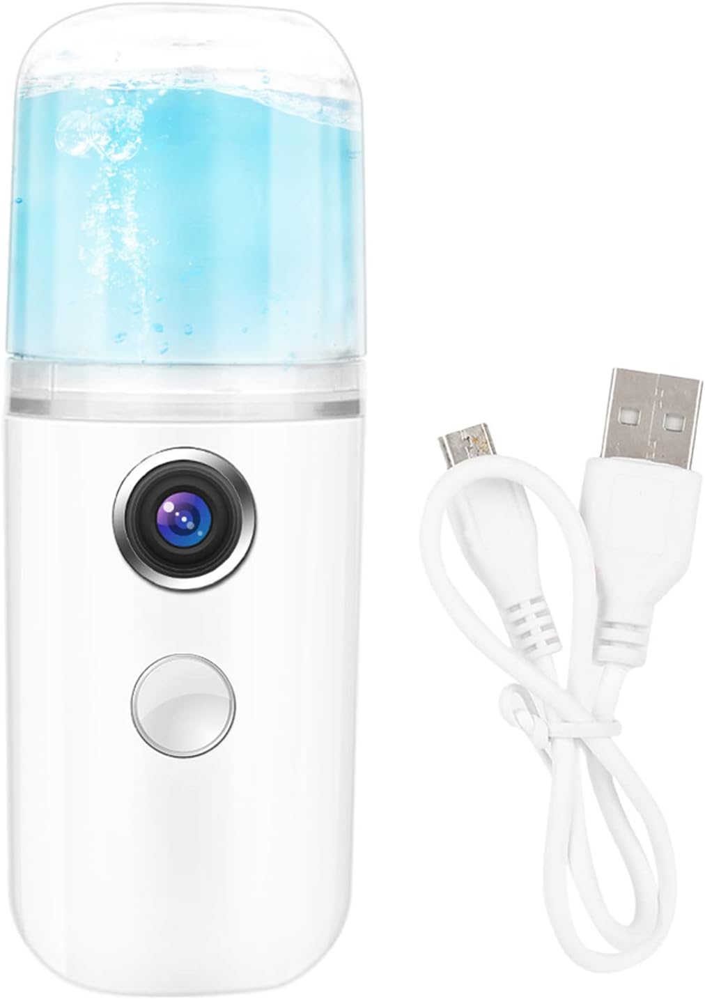 Nano Facial Sprayer Mini Facial Steamer Mini Handy Portable Facial Sprayer Mist Sprayer USB Oplaadbare Nano Facial Mist Sprayer voor dagelijkse make-up (30ml)
