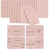 30Sheets Moleskin Tape for Feet Blister Pads Moleskin Adhesive Pads Shoe Moleskin Padding Blister Pr