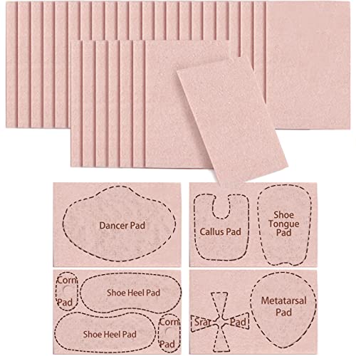 30Sheets Moleskin Tape For Feet Blister Pads Moleskin Adhesive Pads Shoe Moleskin Padding Blister Prevention Tape For Shoe Boots Hiking Outdoor #TOP29