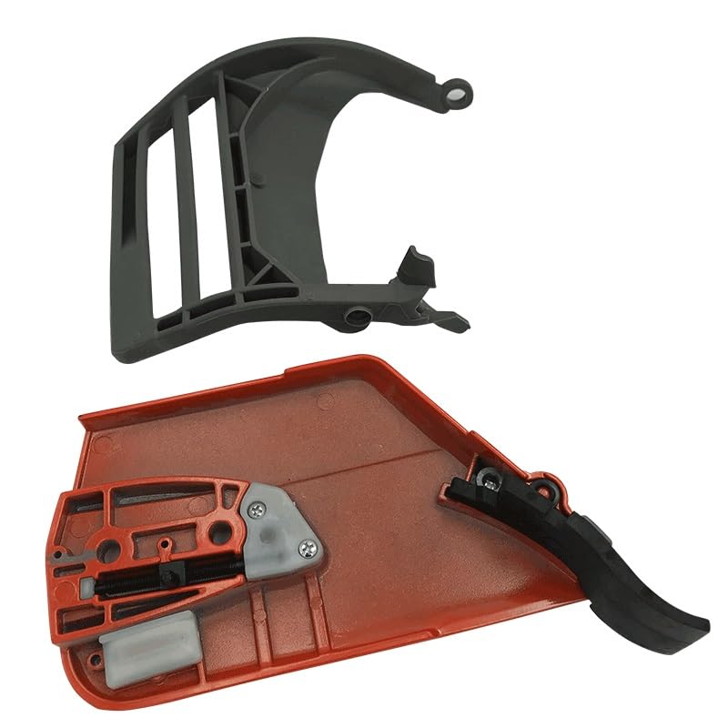 Piezas de jardín Cubierta de piñón de Embrague, Tensor de Palanca de Mango Protector Delantero de Freno de Cadena for Piezas de Motosierra Husqvarna 365 371 372 372XP 362 Piezas de jardín