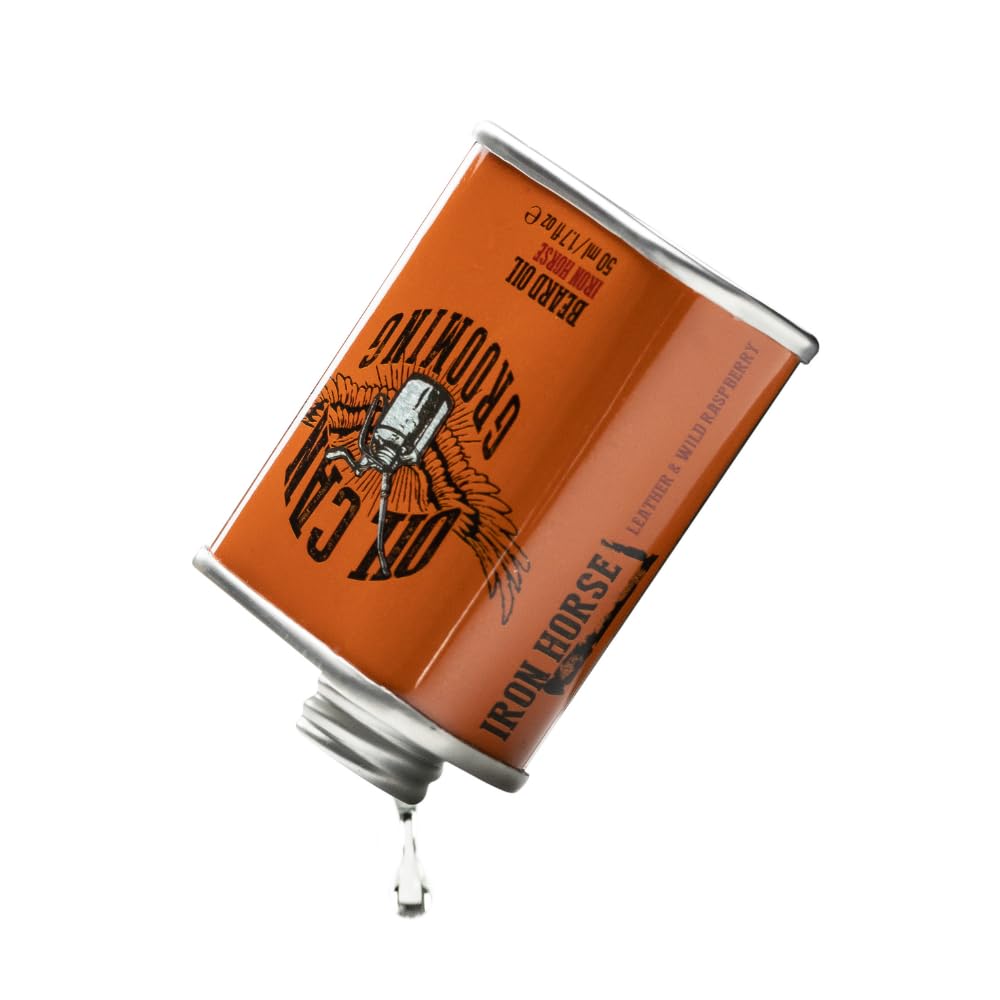 Oil Can Grooming Iron Horse Huile pour barbe 50 ml