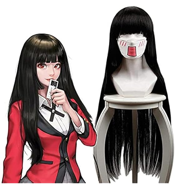 Anime Dwangmatig Gokker Cosplay Pruiken Ririka Momobami Runa Yomozuki Mary Saotome Yumeko Jabami Cosplay Synthetische Pruiken Yumeko Jabami