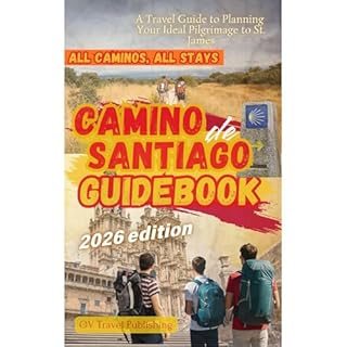 Camino de Santiago Guidebook Audiolibro Por OV Travel Publishing arte de portada