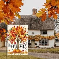 AVOIN colorlife Fall Garden Flag 12x18 Inch Double Sided Outside — image 3