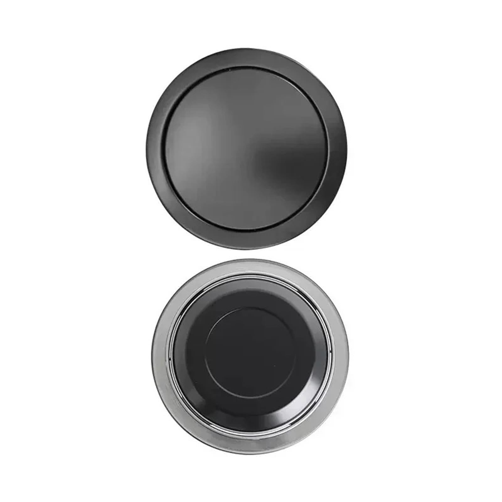 IUokLU Hidden Flip Lid Trash Can with Built-in Balance - Modern Kitchen Countertop Cover（430 Blacksmall）