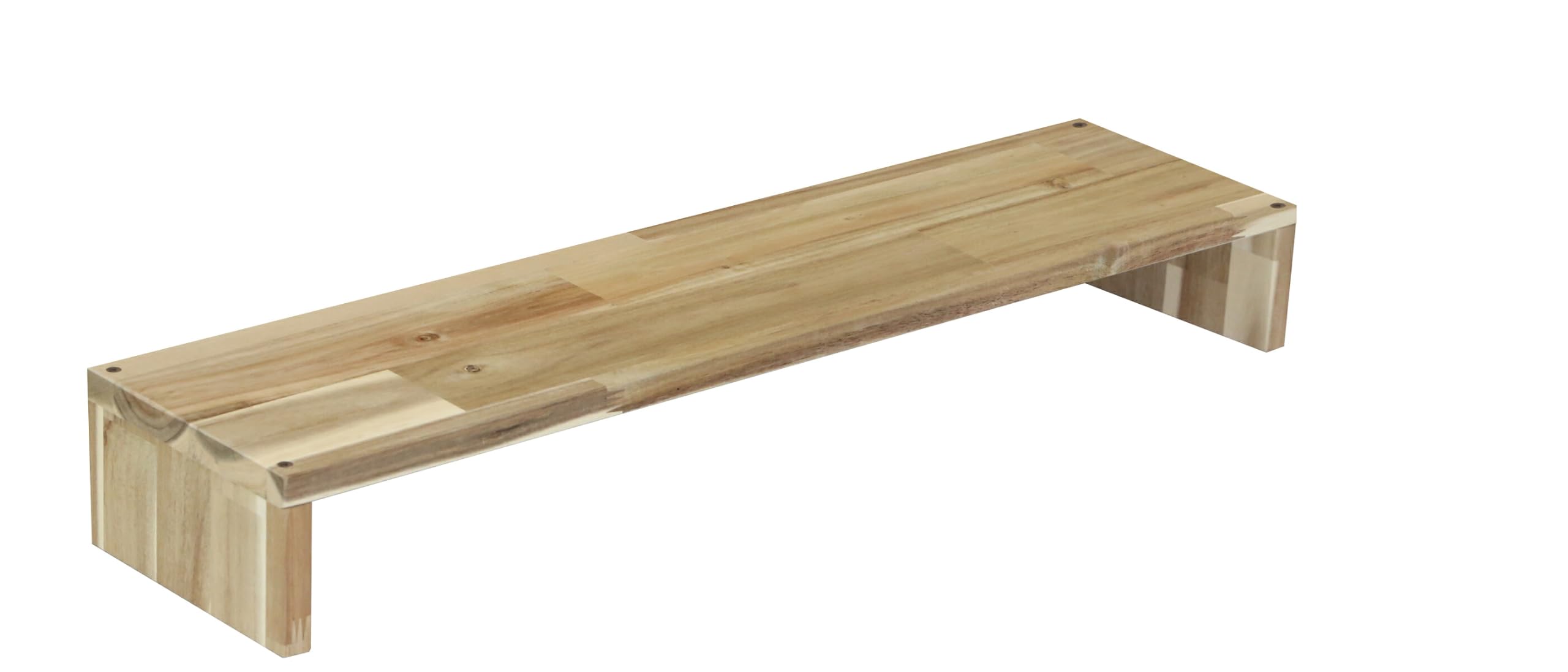 Amazon.co.jp: WOODPRO アカシア モニター台 デスクシェルフ 幅78cm 高