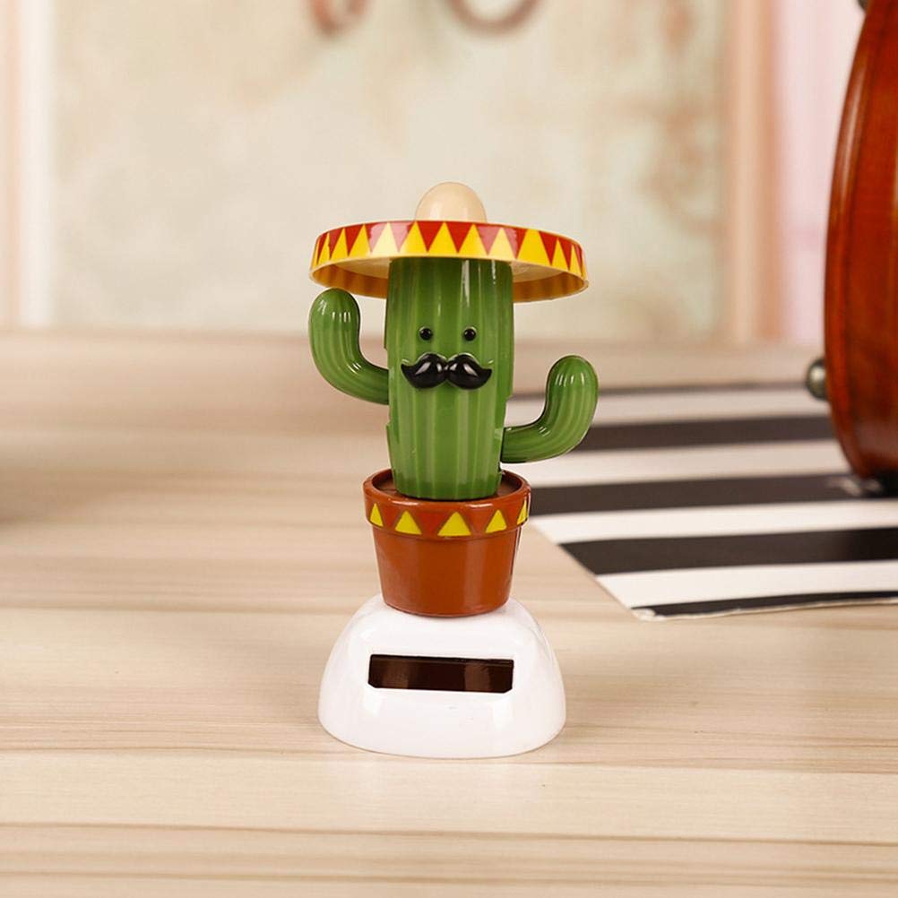 2 pezzi solare danza giocattolo risparmio energetico bambole danzanti oscillanti animato bobble ballerino per auto ufficio casa scrivania Decor