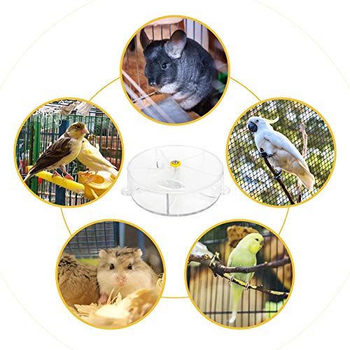 Haisheng Foerageren Speelgoed Wiel Papegaai Foerageren Doos Papegaai Foerageren Speelgoed Papegaai Puzzel Feeder Spins… - Afbeelding 8