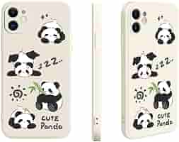パンダ イニシャル スマホケース iPhoneケース iPhoneケース かわいい 耳付き パンダ シルバー スマホケース