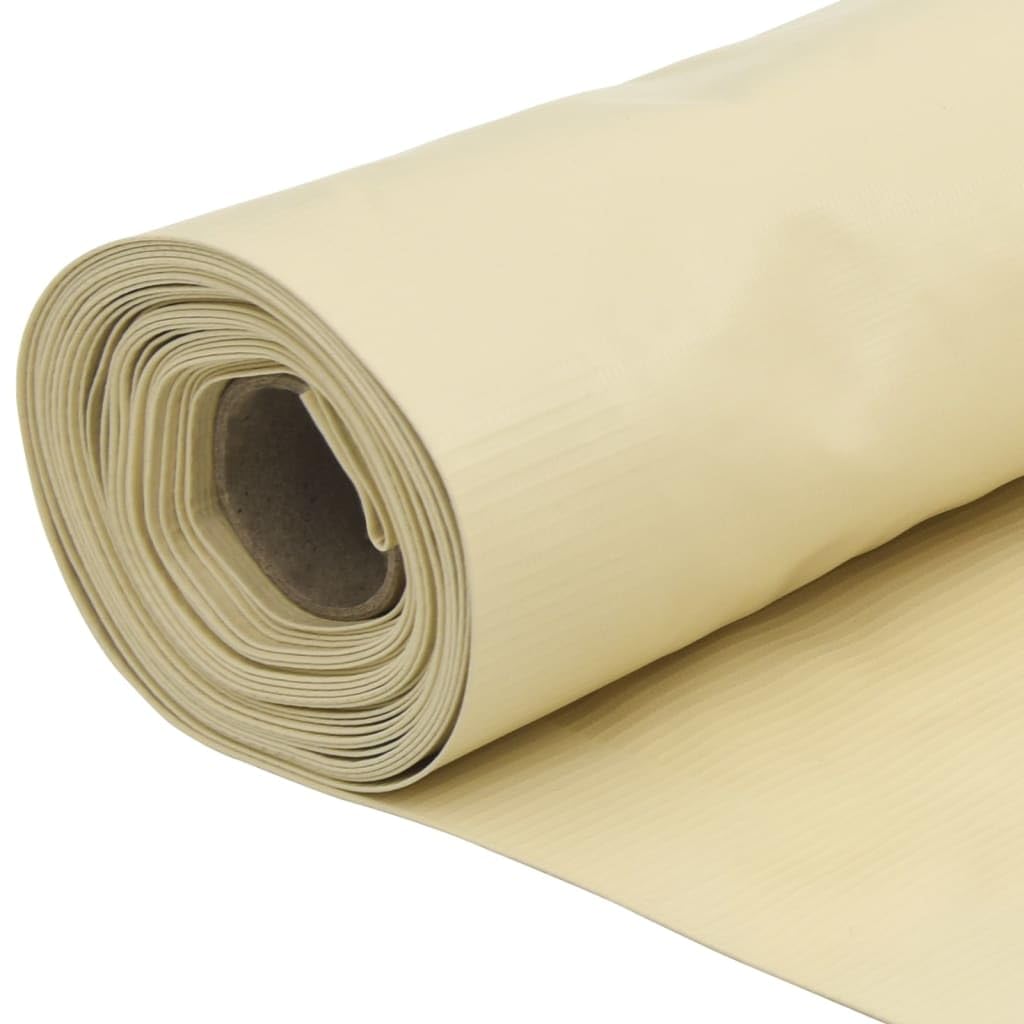 Kremowy parawan ogrodowy 600 x 90 cm z PVC, balkon parawan, zewnętrzny parawan, zewnętrzny parawan balkonowy, zewnętrzny parawan ogrodowy