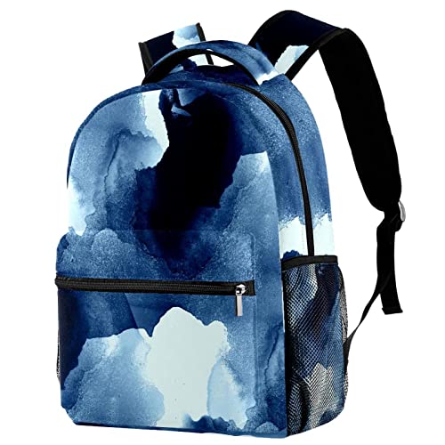 Sac à dos motif vagues pour femme : grand sac de voyage décontracté