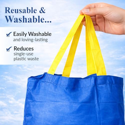 Image of Classic Shopping bag | for Carry Milk Grocery Fruits Vegetable Kitchen Essential |Reusable, Washable, Lightweight & Foldable |15 kg Capacity