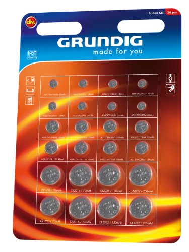 Preisvergleich Produktbild Grundig - Rund Batterien - 24er pack