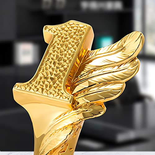 Troféu personalizado, troféu de prêmio personalizado de arte, texto de logotipo personalizado com ja