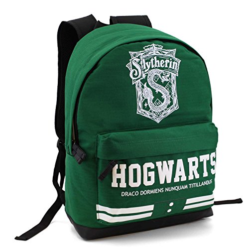 Karactermania Harry Potter Slytherin-Freetime HS Backpack Sac à Dos Loisir, 43 cm, 27 liters, Vert (Green)