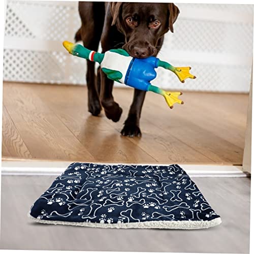 Mipcase 2 Pcs Engrossado Cartoon Outono Grande Impressão Útil Cão Fofo Pequeno Aconchegante Cobertor