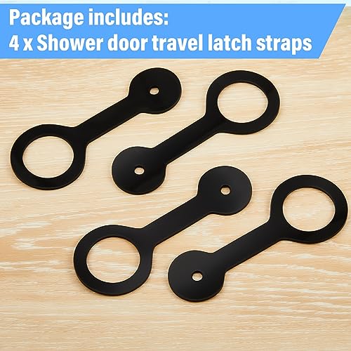 Wohnmobil Türriegel Riemen Wohnmobil Duschtürriegel Riemen Wohnmobil Camper Bad 2 schwarz - Bild 13 von 14