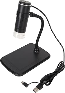 SUNGOOYUE Digital Microscope, 50 to 1000x USB Microscope with Stand - 640x480 Handheld USB HD Microscope Camera Compatibile with Mobilephone Pad PC