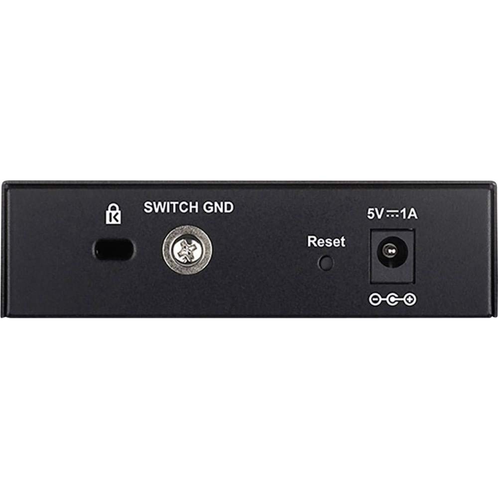 D-Link DGS-1100-05 5-portowy Gigabit Smart Switch (10/100/1000 Mbit/s, bez wentylatora, metalowa obudowa)