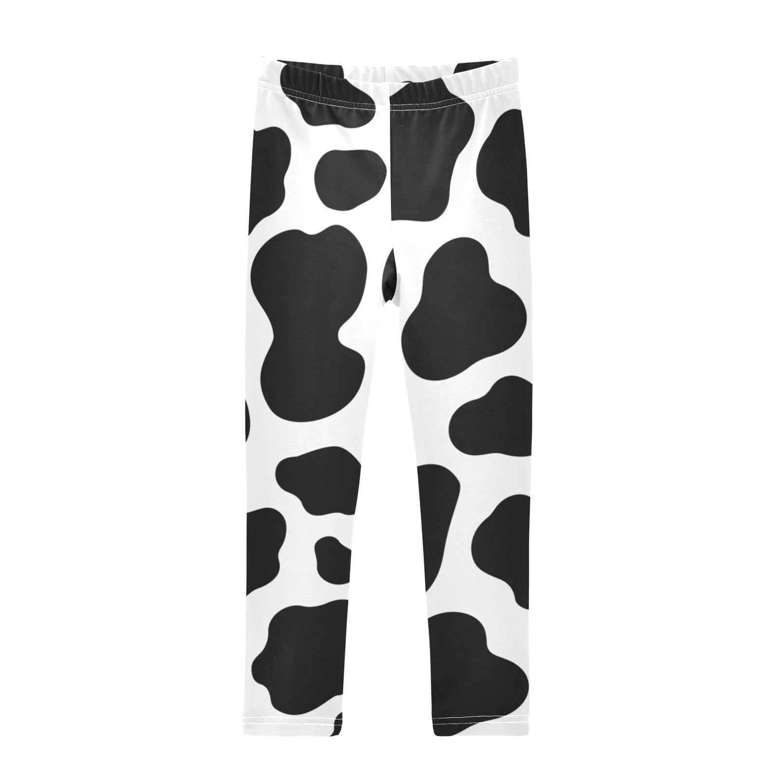 Youjuner Girls Multicoloured Leggings Fox Face Full Length Trousers Stretchy Casual Wear Kids Pants For Age 4-10 Child