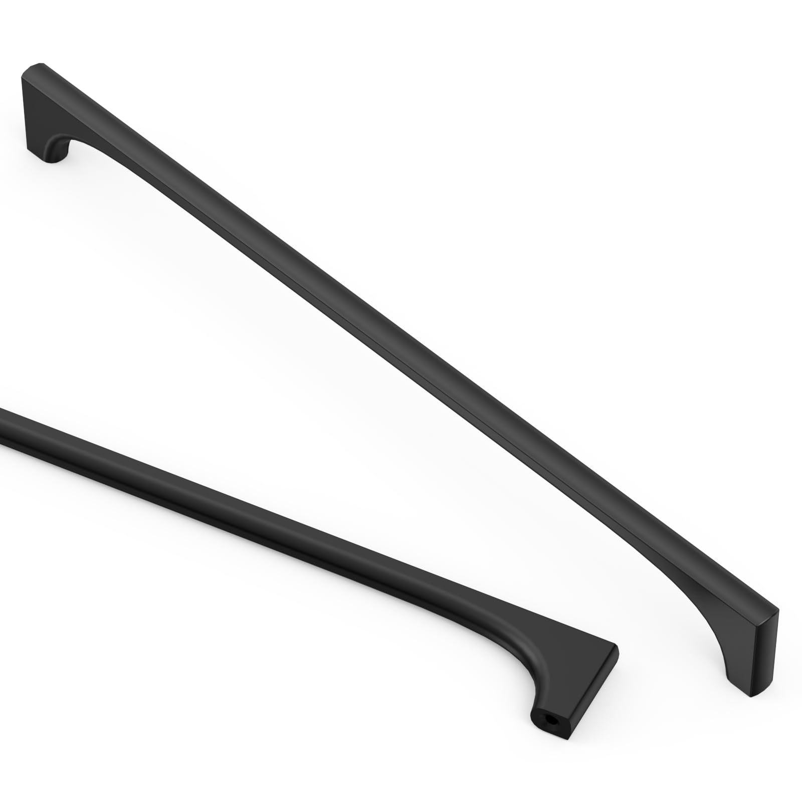 Matte Black Cabinet Pulls - 10 Pack -12 Matte Black Cabinet Pulls - 10 Pack -12
