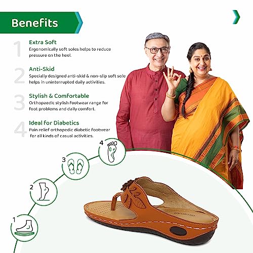 Image of ORTHO JOY doctor Slipper for women || Orthopedic Fashionable Women Slipper