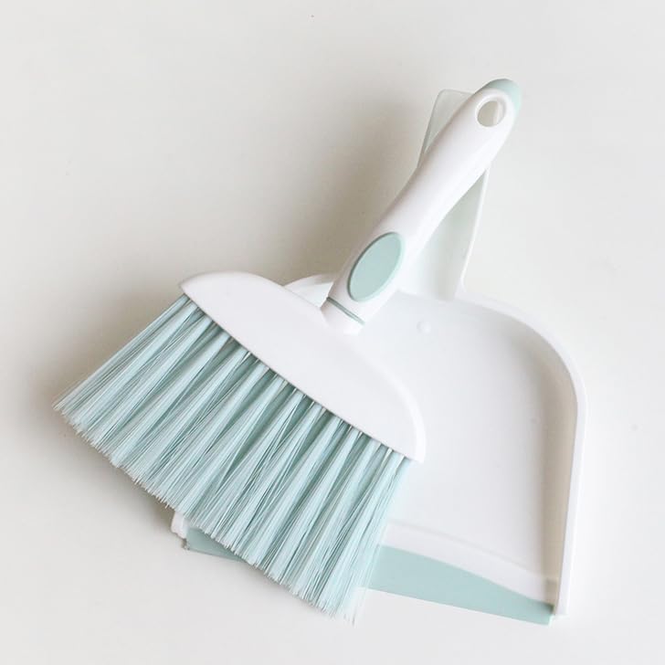 Juego de recogedor y escoba, mini cacerola pequeña de mano con cepillo de limpieza, combo para escritorio del hogar, sofá, cuidado del hogar de