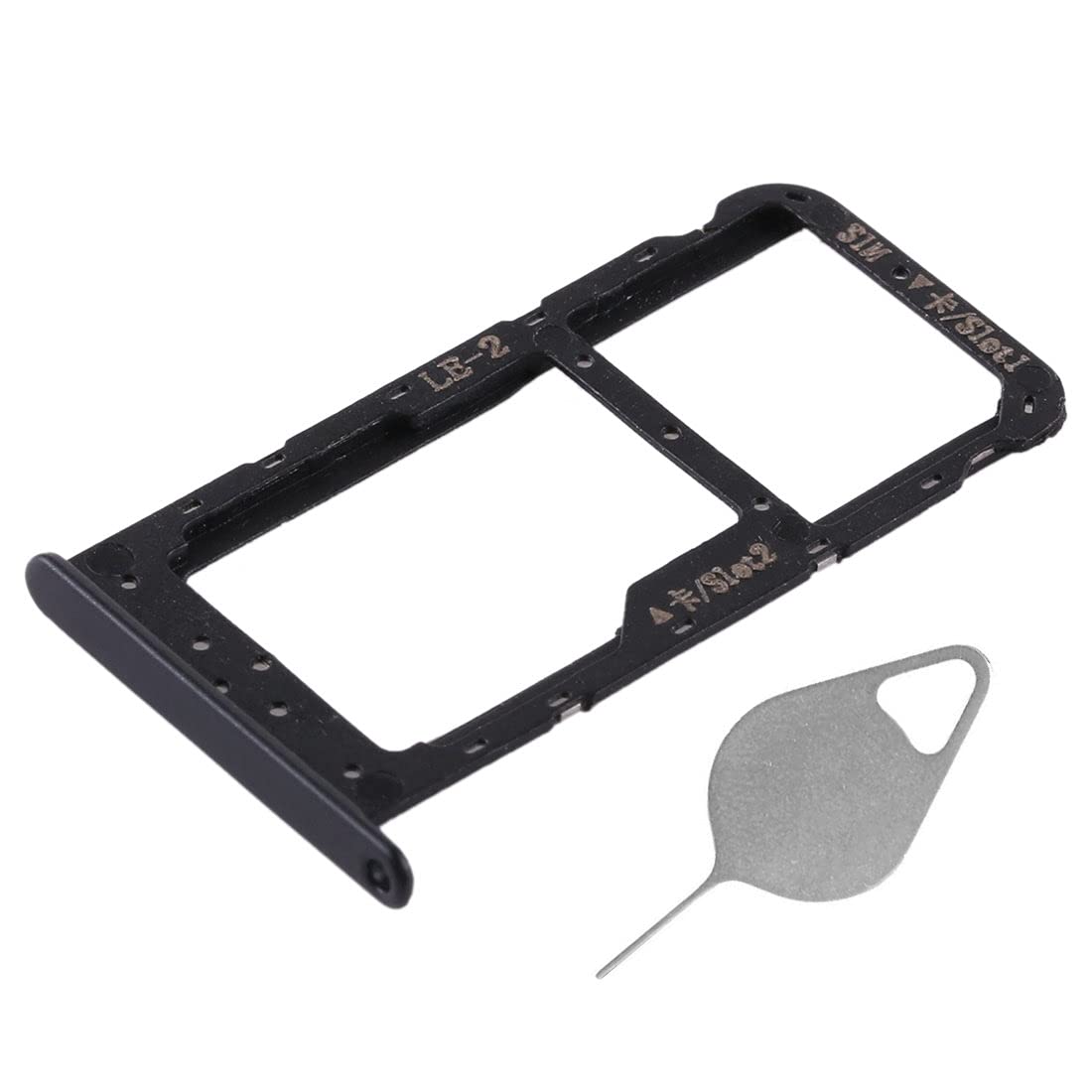 Tiroir Support Carte Double SIM + MicroSD Pour Huawei Honor 9 Lite - Gris, Neuf