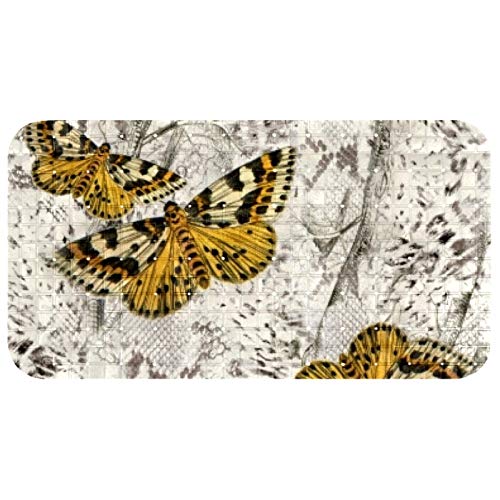Tapis de bain pour bébé jaune papillon de 60 x 35 cm - 2