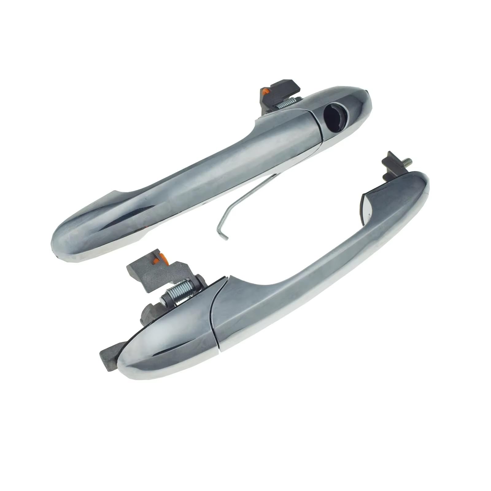 Qjahxkf A Pair Replacement Exterior Door Handles Drivers Left Passenger Right Side Door Handle 735592028 735451696 For Fiat For 500 2007-2020 For Alfa For Romeo 147 2000-2010 Outer Handle(A Pair)