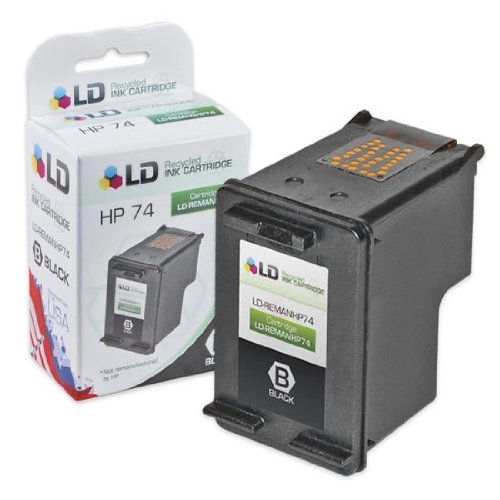 LD Remanufactured Ink Cartridge Replacement for HP 74 CB335WN (Black)