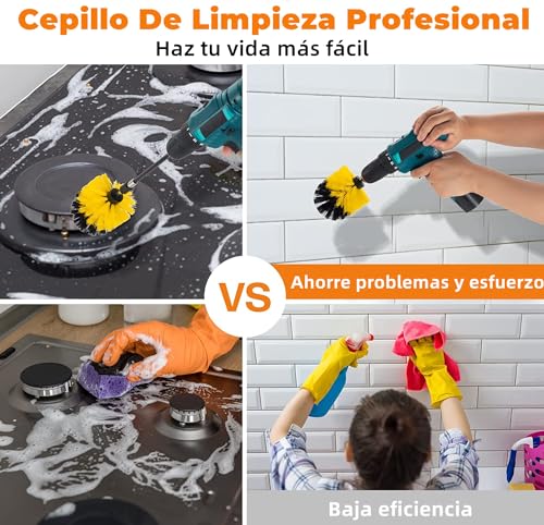 Cepillo para taladro tapicería 14 Imagen adicional