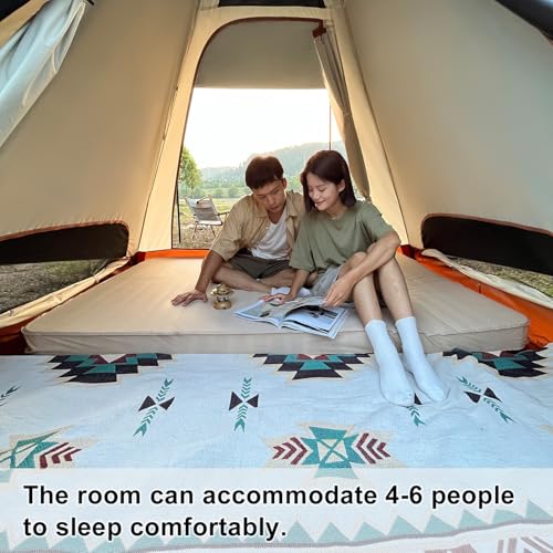 Carpa tipi para camping resistente al agua 4-6 personas miniatura 5