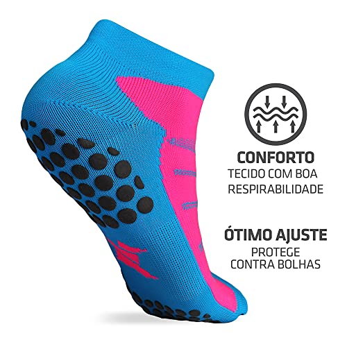 Meia Pilates Muvin – Yoga - Solado Antiderrapante – Boa Durabilidade – Conforto – Bom Ajuste – Ótima