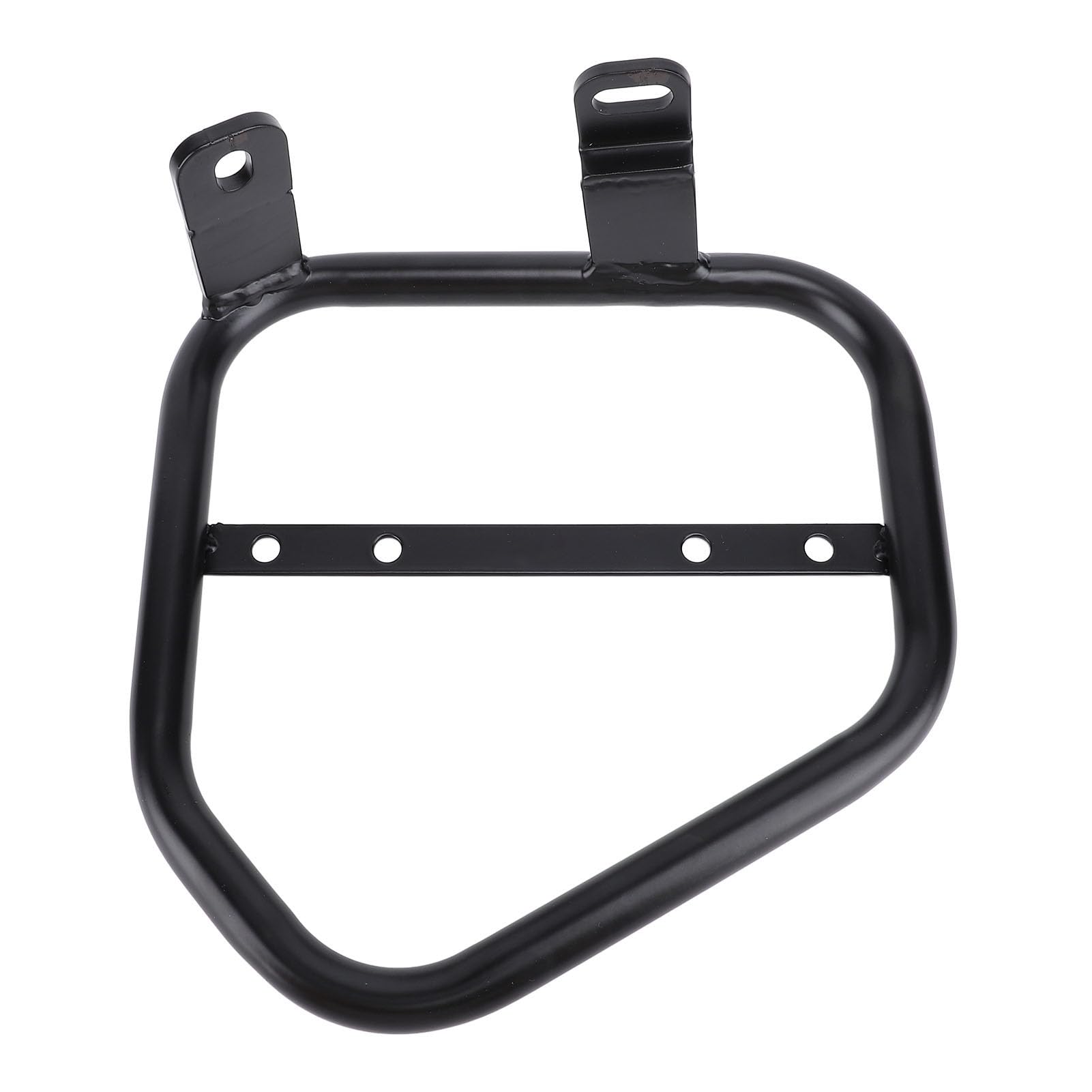 Cocoarm Motorrad-Seiten-Kofferraumtaschenhalterung, Eisen-Seiten-Satteltaschen-Stützträger, 17-mm-Rohr, Zusätzlicher Stauraum, ohne Bohren, Schwarz Eloxiert, für Scrambler 400 800 2015 Bis 2022