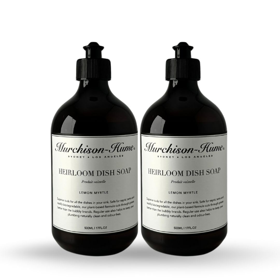 Murchison-Hume Dish Soap Classic Label 17 Ounce PET Pack of 2 Lemon Myrtle