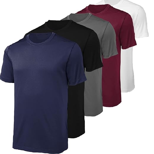 Kit 5 Camisetas Academia Dry Fit Anti Suor Zaroc Sports
