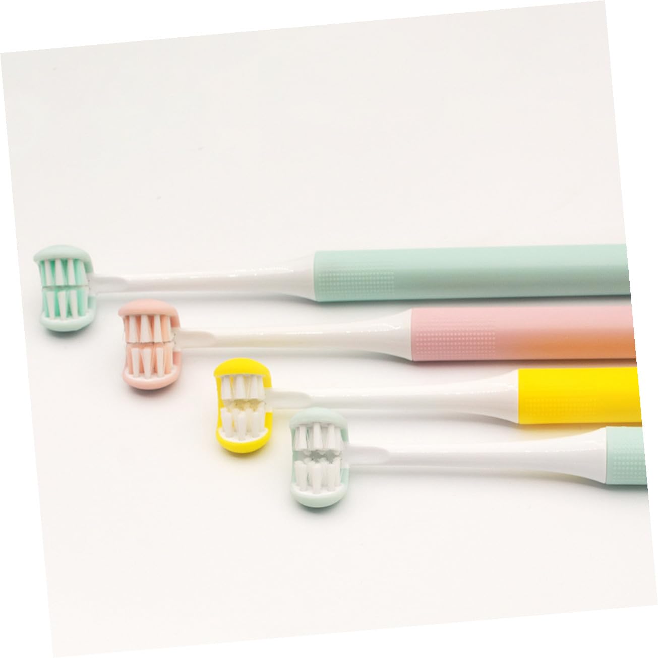 Spazzolino da Denti Lati Spazzolino da Denti Manuale per Adulti Spazzole Triple per Igiene Orale