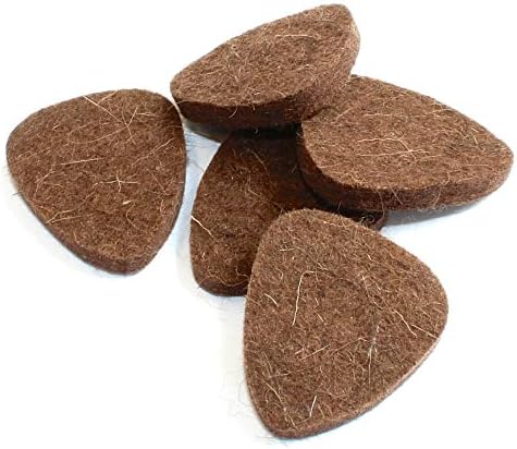Felt Tones - Mixed Tin of Four Felt Plectrums / 4 Felt Ukulele Picks